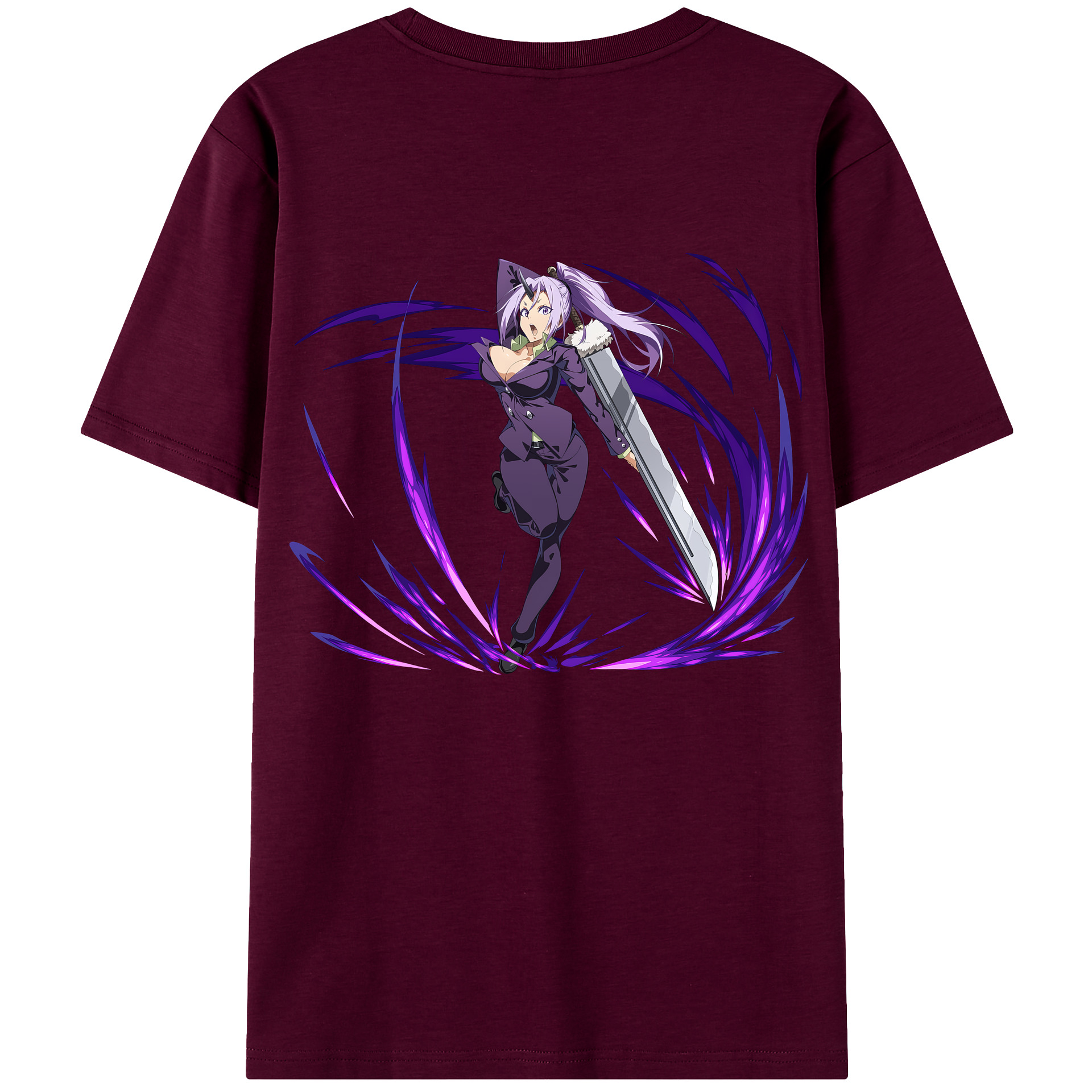 （画像用） 転スラ Regarding Reincarnated to Slime レディース半袖Tシャツ(バックプリント)
